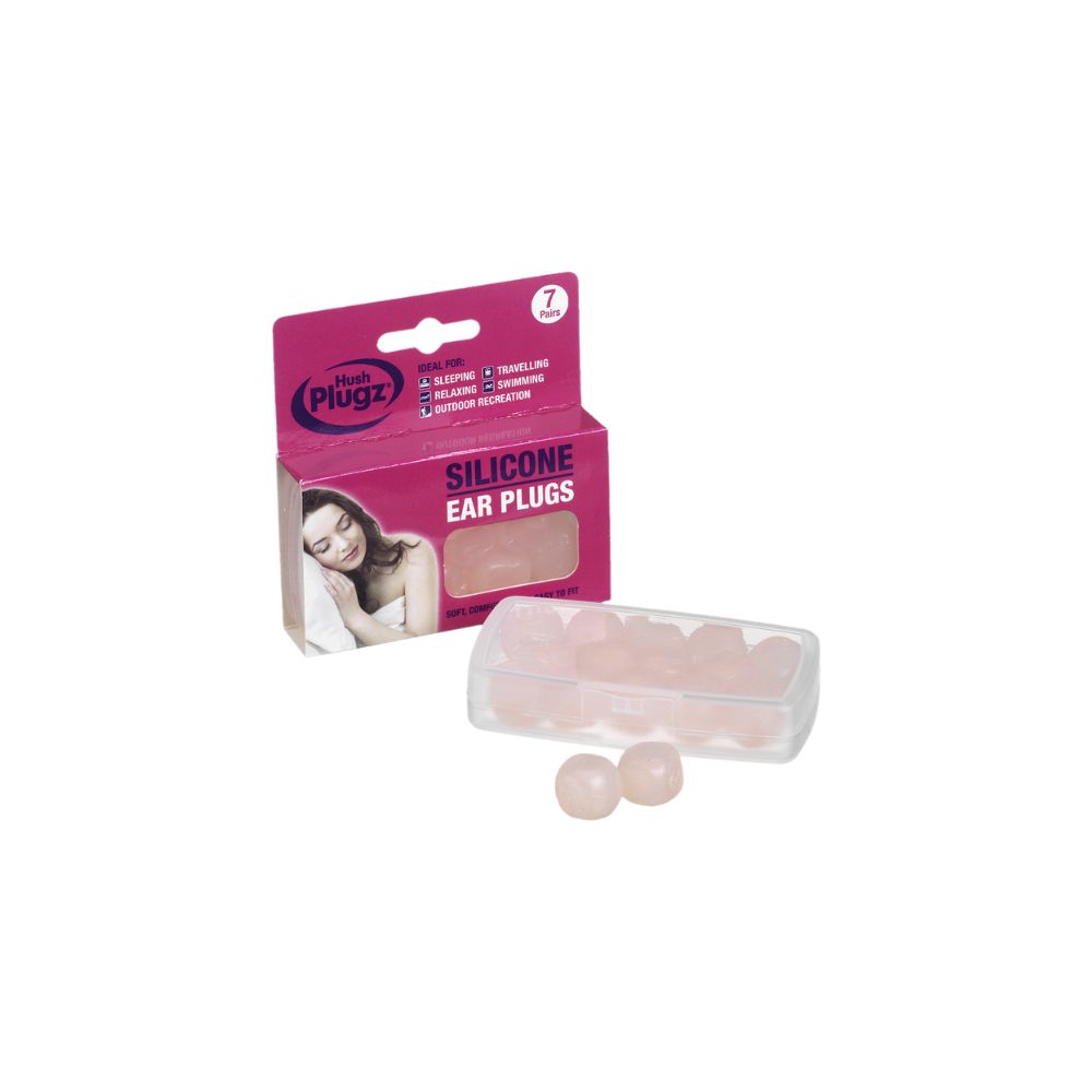 7 Pairs UKMEDI Silicone Earplugs Pink