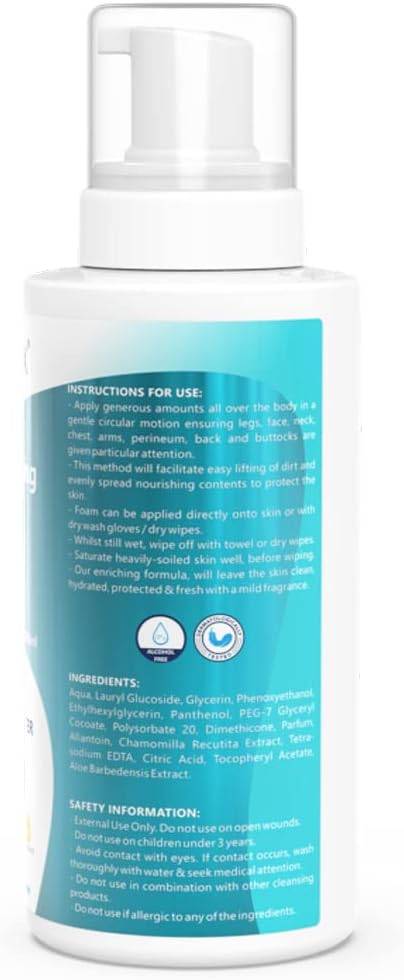 Omnitex 500ml Rinse Free Body Cleansing Foam