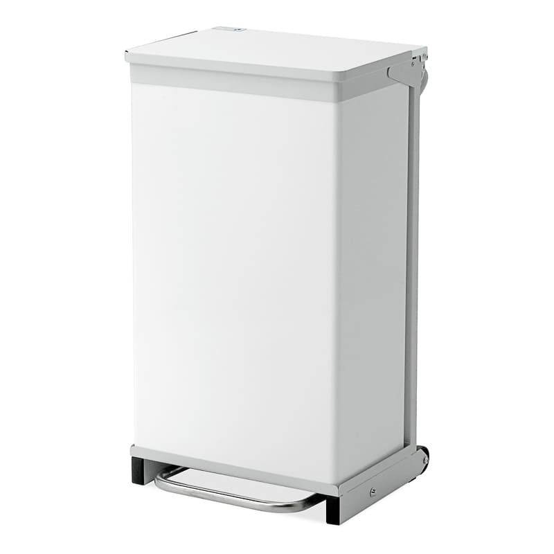 75 Litre Hands Free Silent Closing Bin with White Lid