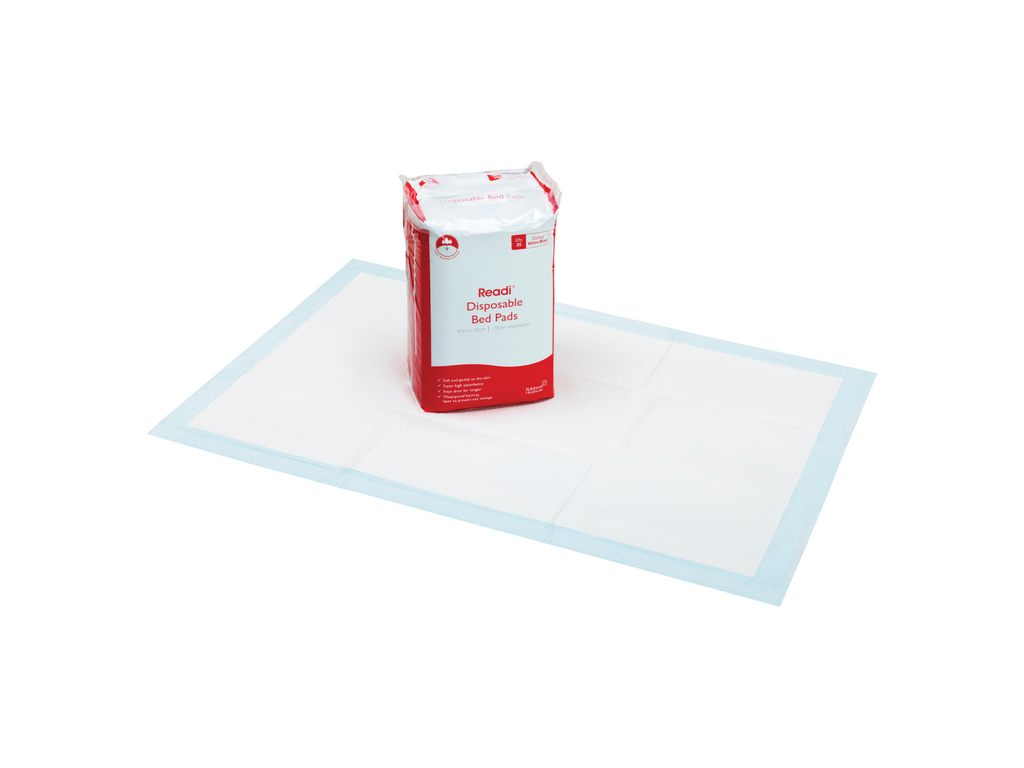 60cm x 90cm Readi Disposable Bed Pads Sap 1700ml x 25 Pads