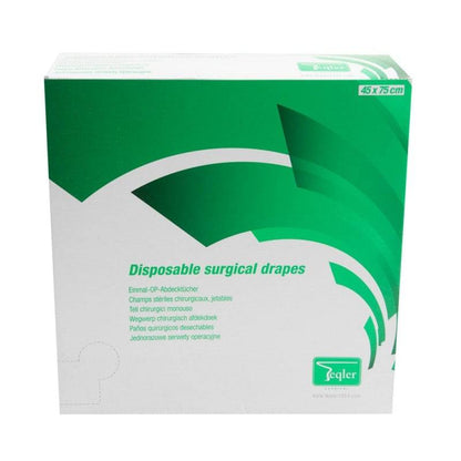 45cm x 75 cm Fenestrated Surgical Drapes, Self-Adhering