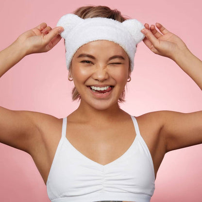 Bear Ear Bamboo Spa Headband