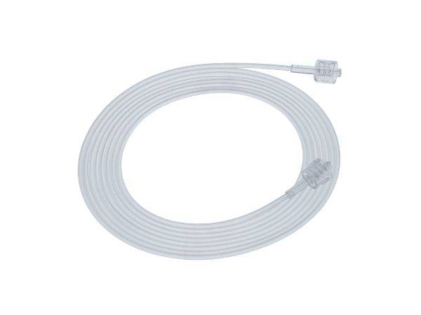 2.45m Respiratory gas monitoring line, 1.2mm ID, male/male luer lock - UKMEDI