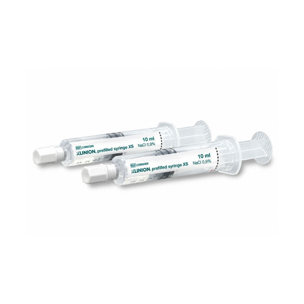 10ml Klinion SP Pre-Filled Saline Syringe Sterile Fluid Path