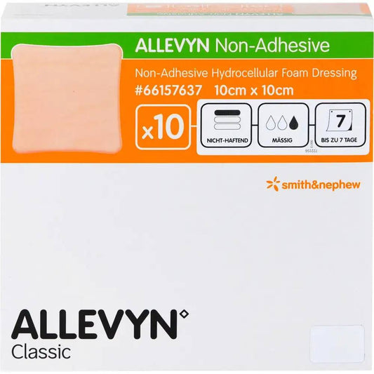 ALLEVYN Non-Adhesive Dressing 10x10 cm - UKMEDI