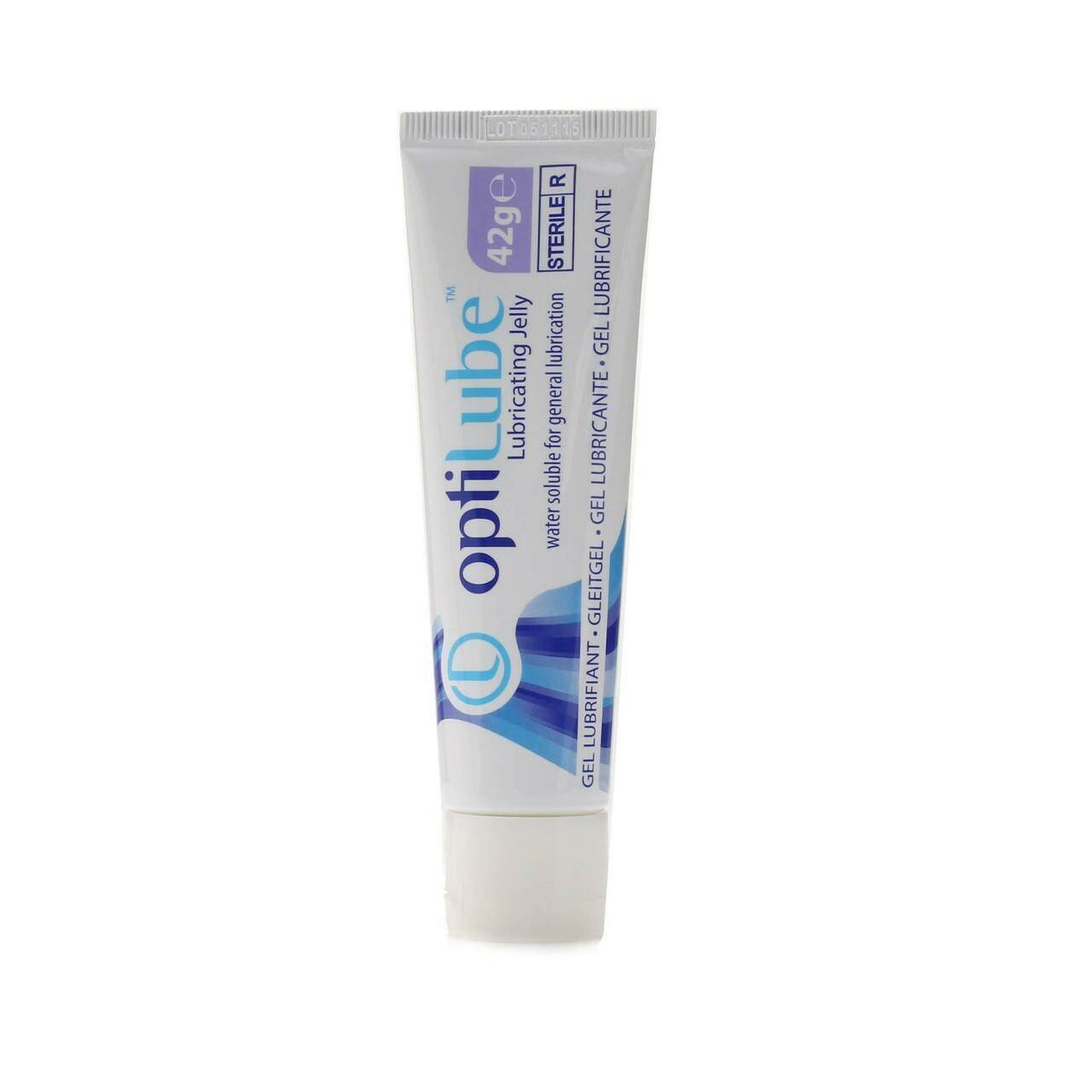 Optilube Sterile Lubricating Jelly - 42g Tube 1121 UKMEDI.CO.UK