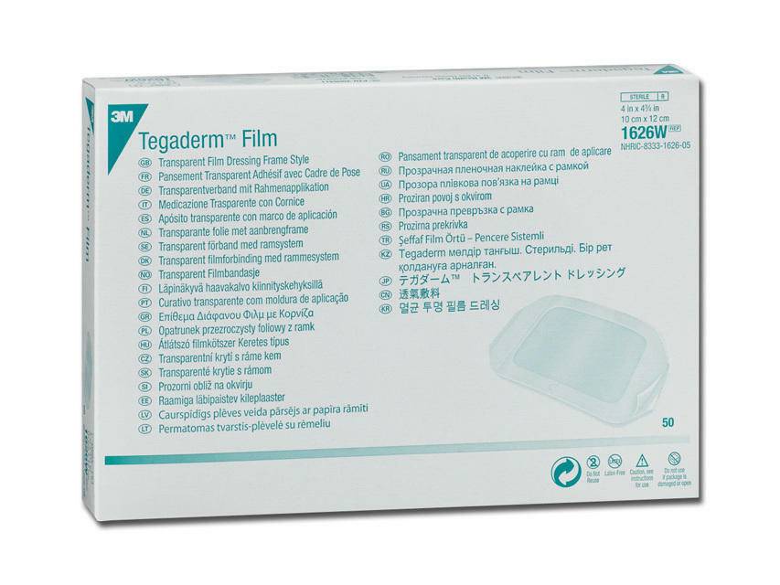 3m TegaDerm 10cm x 12cm Sterile Film IV Dressing - UKMEDI