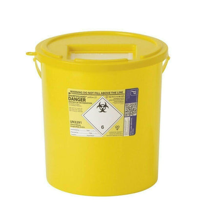 22 Litre Sharpsguard Yellow Sharps Bin