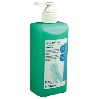 Softalind Pure 1000ML Hand Disinfectant Bottle - Dispensing Pump