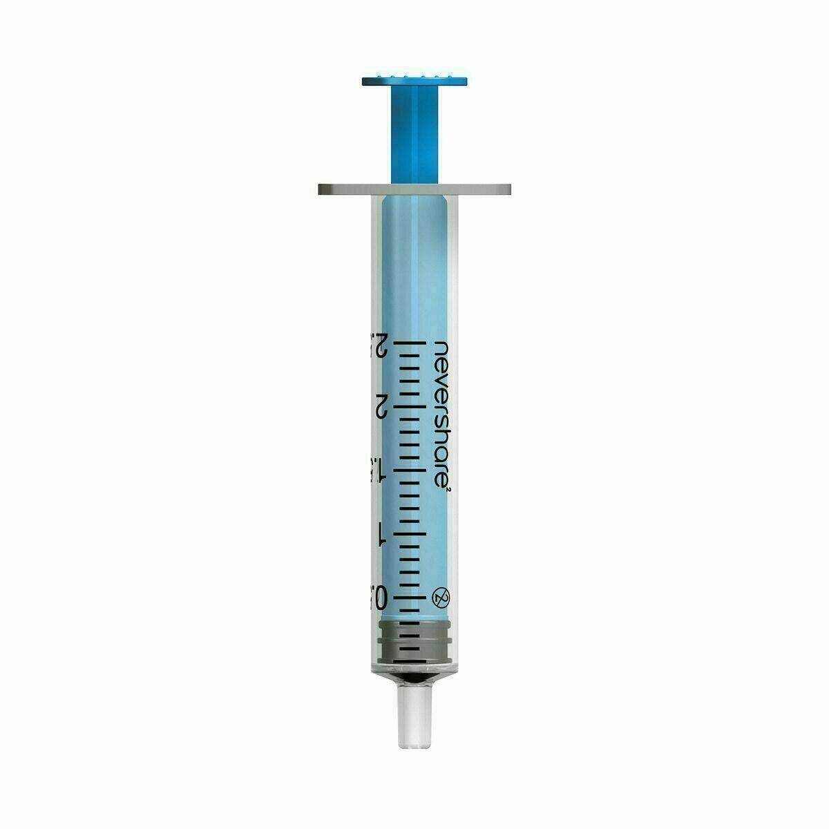 Nevershare 2.5ml Nevershare Mixed Luer Slip Syringes UKMEDI UK Medical Supplies