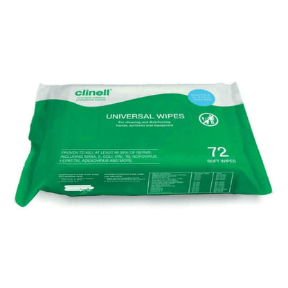 Clinell Universal Wipes 72 - UKMEDI