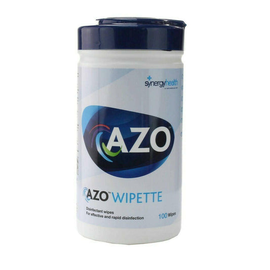 Azo Wipettes Hard Surface Bactericidal Wipes x 100 81104 UKMEDI.CO.UK