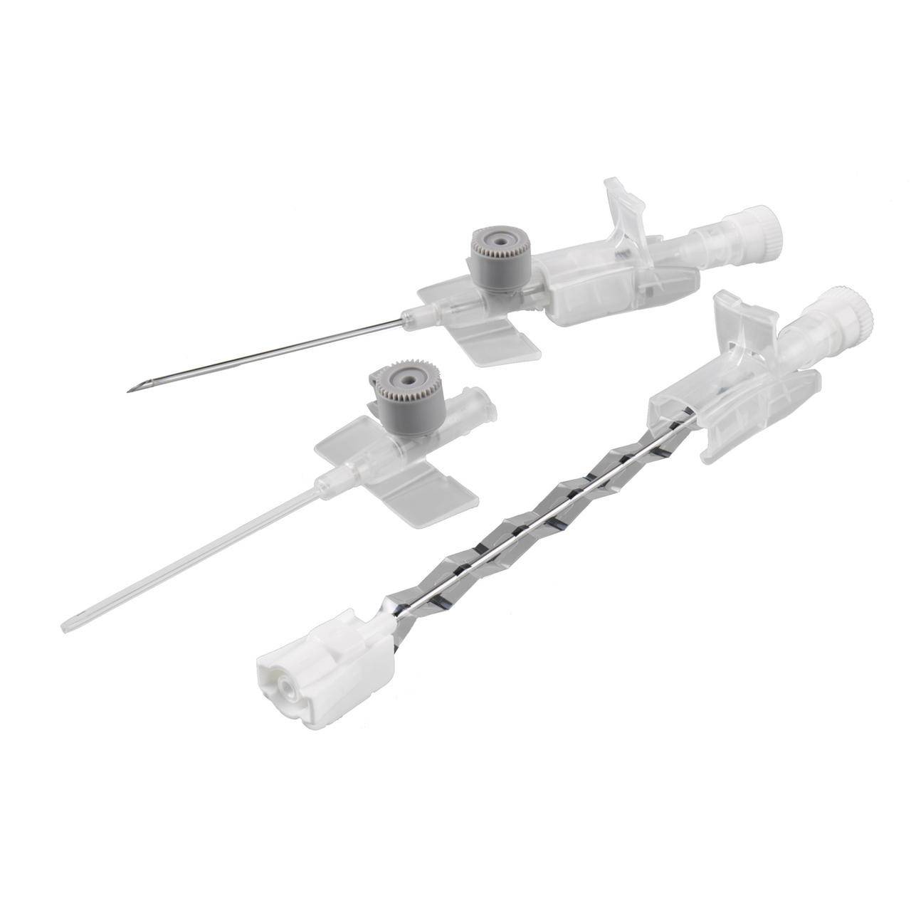 16g 45mm Grey BD Venflon Pro Safety Cannula with Injection Port