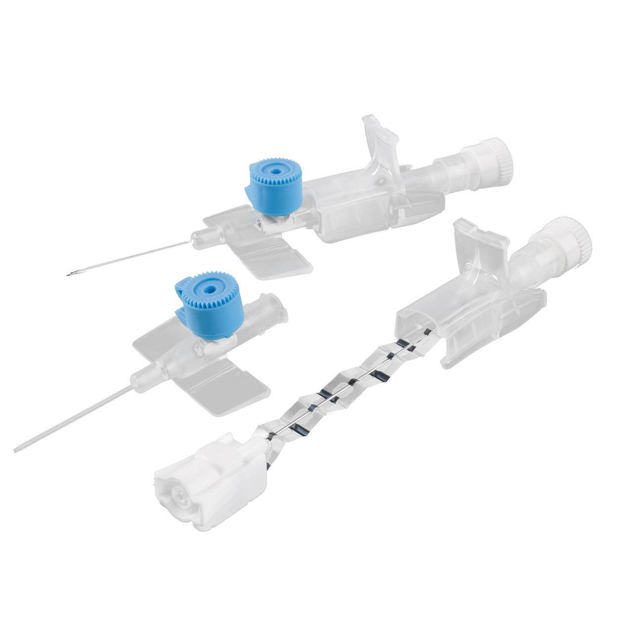 22g 25mm Blue BD Venflon Pro Safety Cannula with Injection Port