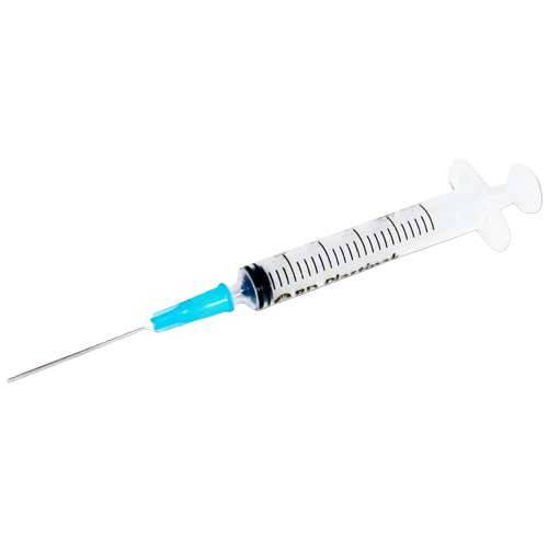 2ml + 23g 1 inch BD Emerald Luer Slip Syringe and Needle