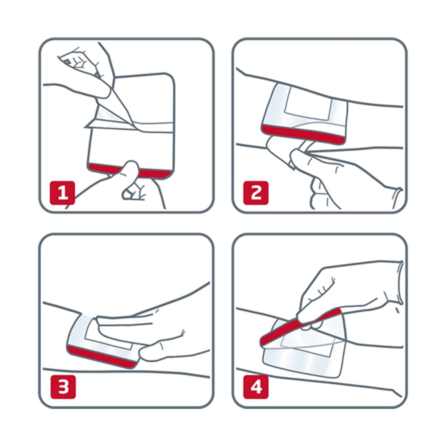 10cm x 20cm Leukomed T Plus Transparent Film Dressings With Wound Pad