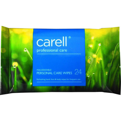 Clinell Patient Hands & Face Maceratable Wipes Pack of 24 Wipes