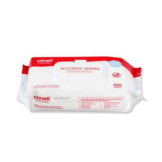 Clinell - Clinell Alcohol Wipes Large 150 - CAW150L UKMEDI.CO.UK UK Medical Supplies