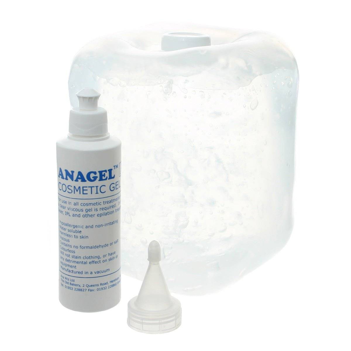 Anagel Cosmetic IPL Laser Gel 5 Litre with 250ml Refill Bottle