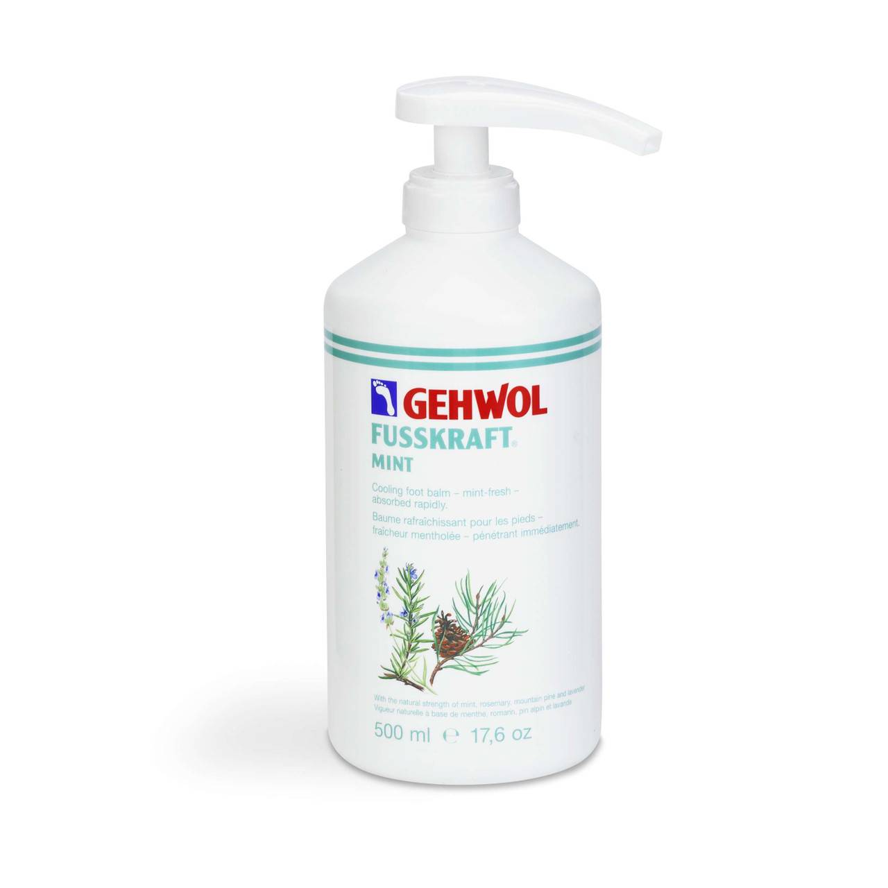 Gehwol - Gehwol Fusskraft Mint 500ml - GEH088D UKMEDI.CO.UK UK Medical Supplies