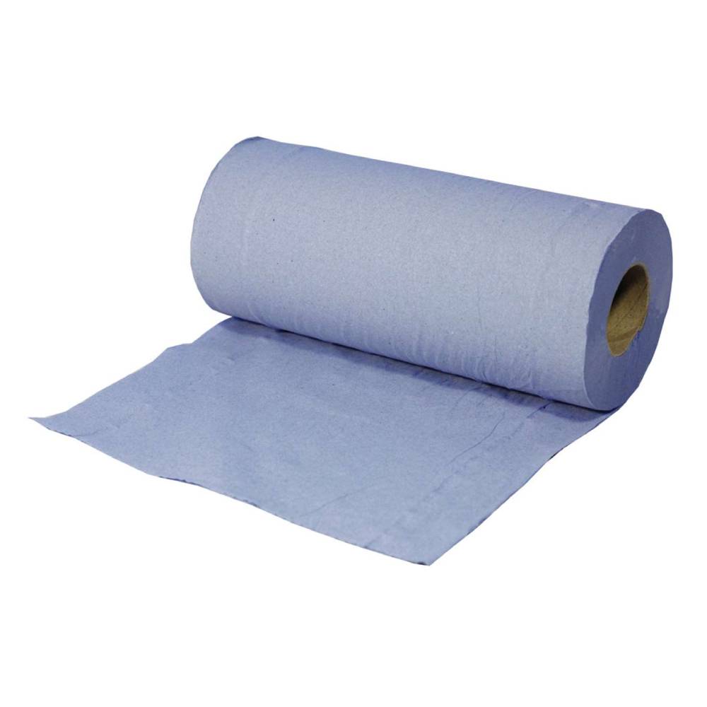 25cm x 40m Hygiene Roll 2 Ply Blue Recycled