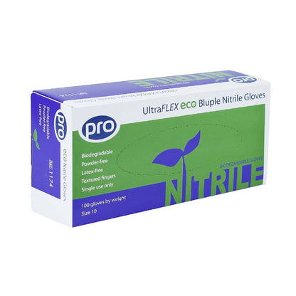 PRO UltraFLEX Eco Bluple Nitrile Gloves Box of 100