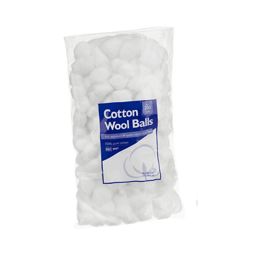 Multi–Purpose Cotton Wool Balls Pack of 200