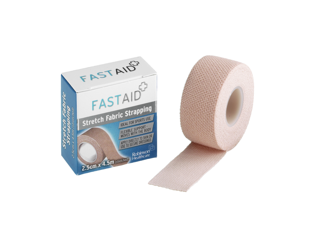 Fast Aid Stretch Fabric Strapping 2.5cm x 4.5m