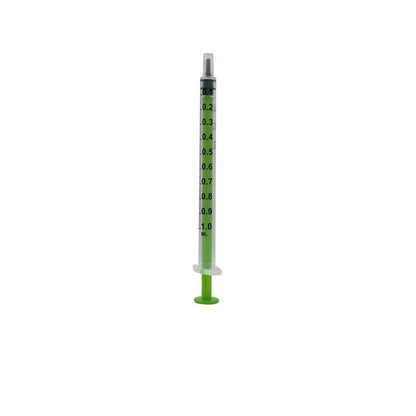 Reduced Dead Space - 1ml Acuject Low Dead Space Syringes Green - OMACLDS1 UKMEDI.CO.UK UK Medical Supplies