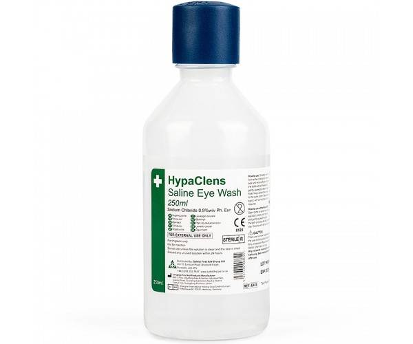 250ml Sterile Eye Wash Bottle Hypaclens - UKMEDI