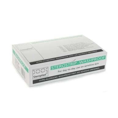 Hypo-Allergenic Sterostrip Washproof Plasters - Pack of 50 - UKMEDI