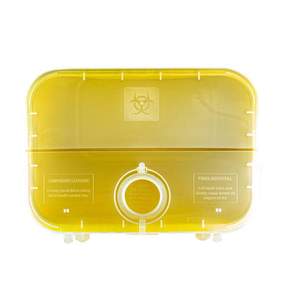 48 Litre Teqler Yellow Sharps Bin