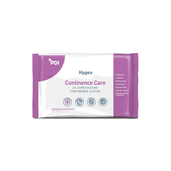 Hygea Continence Care Cloth Pack of 8