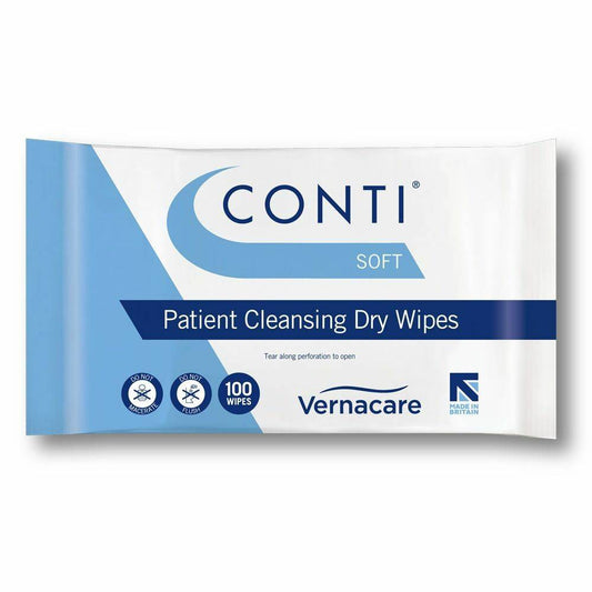 Conti Soft Patient Cleansing Dry Wipes 28cm x 30 CSW110 UKMEDI.CO.UK