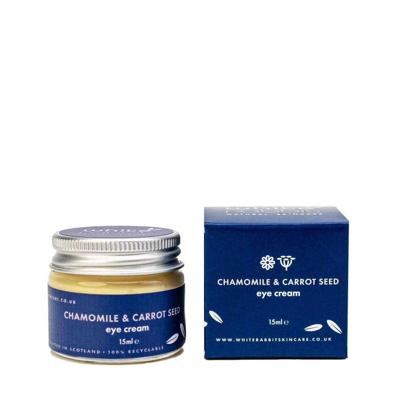 Chamomile and Carrot Seed Rejuvenating Eye Cream 15ml